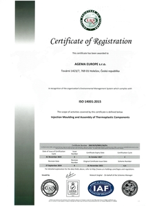 ISO 14001:2015 Agema Europe